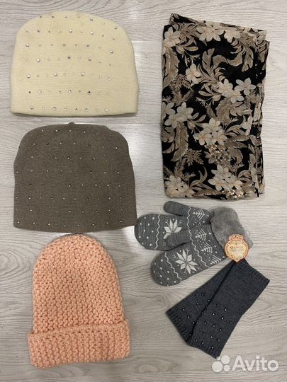 Шапки, снуд, варежки, митенки