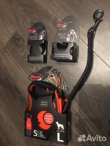 Поводок-рулетка Flexi Xtreme Tape L, 65 кг