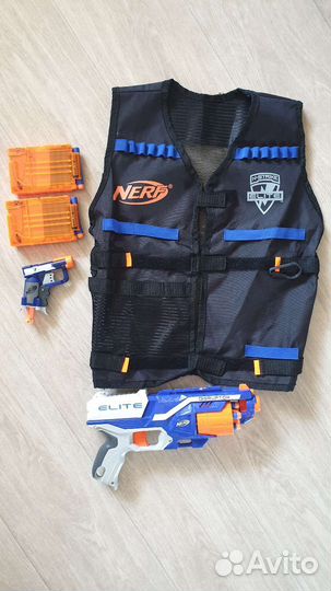 Nerf и жилет