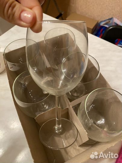 Бокалы для вина IKEA 6шт