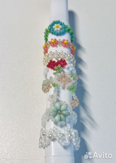 Кольцо из бисера