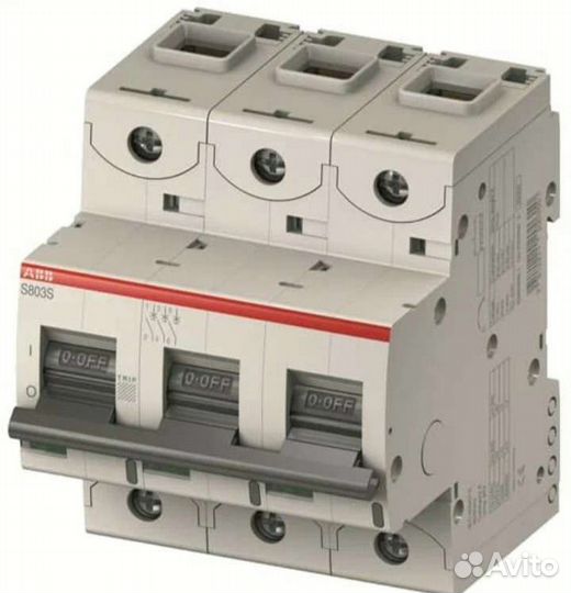 Автоматический выключатель abb 3p C50