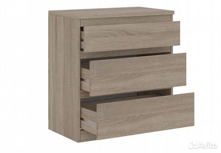 Комод 2.03.02.060.3 Кастор 3 ящика сонома