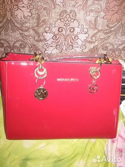 Сумка michael kors оригинал красная