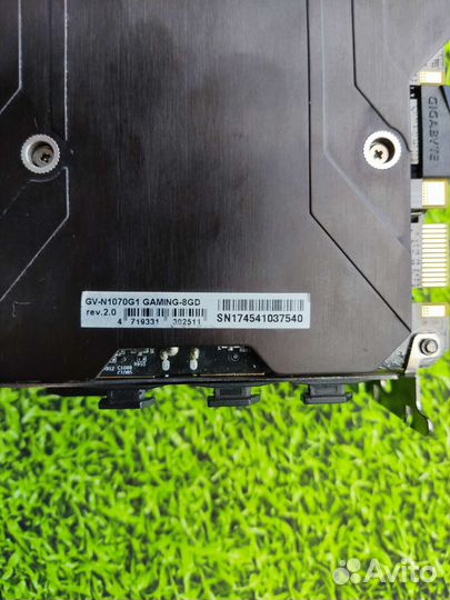 Видеокарта gtx 1070 8gb Gigabyte