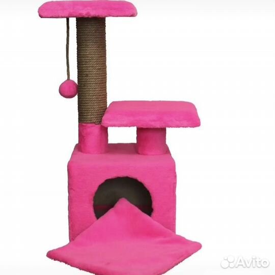 Когтеточка домик для кошки бу