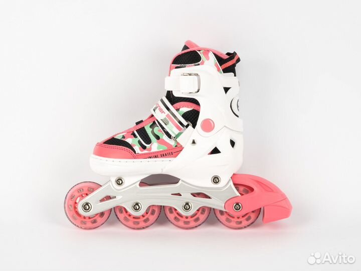 Ролики sitis Winner White-Pink Lip190