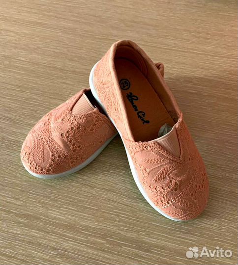 Слипоны для девочки