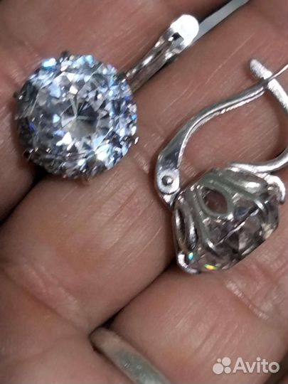 Серебряные серьги