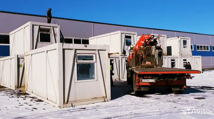 Аренда теплой бытовки вагончика