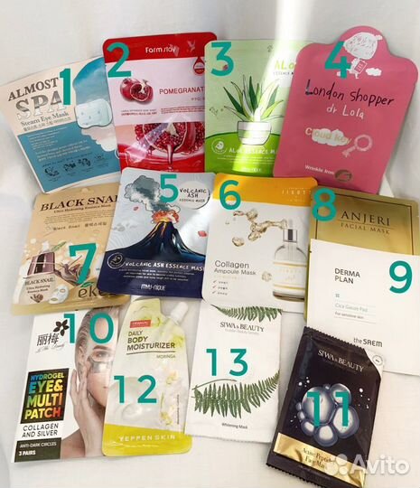 Тканевые маски, Крем, Мыло