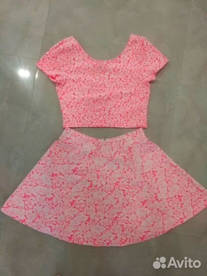 Топ и юбка H&m 46 размер