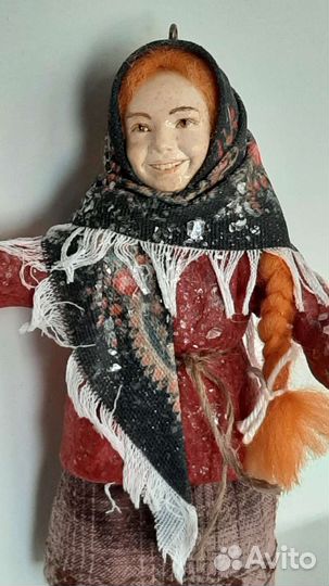 Ватные елочные игрушки