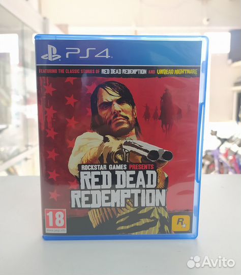 Диски на ps4 Red Dead Redemption