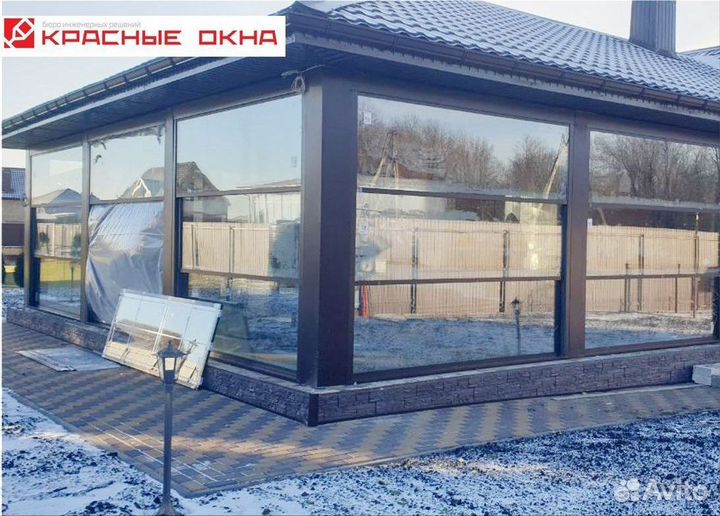 Гильотинное остекление