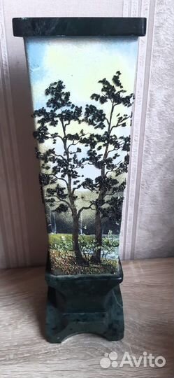 Ваза и панно из натуральных камней