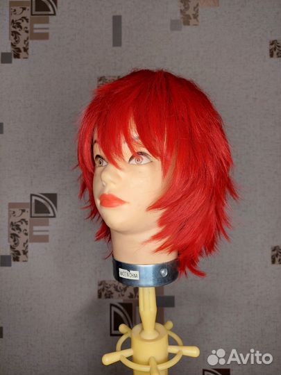 Парик красный