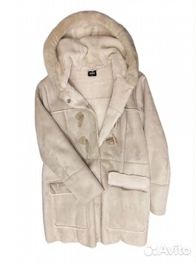 Дубленка женская из эко кожи Zolla размер М