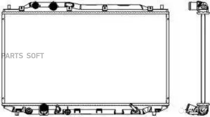 Радиатор охлаждения Хонда Цивик 2005