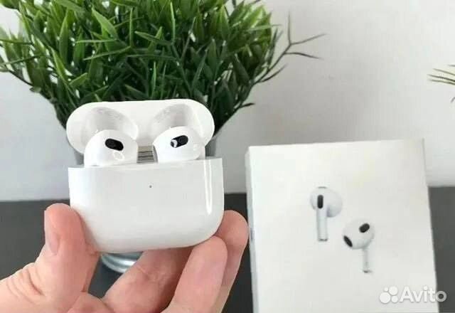 Наушники AirPods 3 NEW 2023 (Гарантия + Чехол)