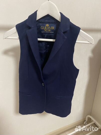 Жилетка для девочки школьная Gulliver