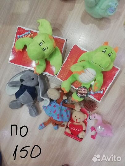 Игрушки мягкие новые