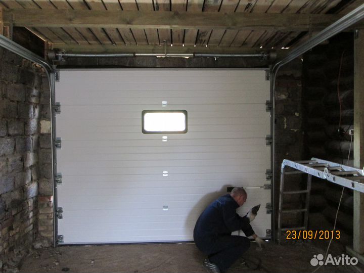 Установка ворот