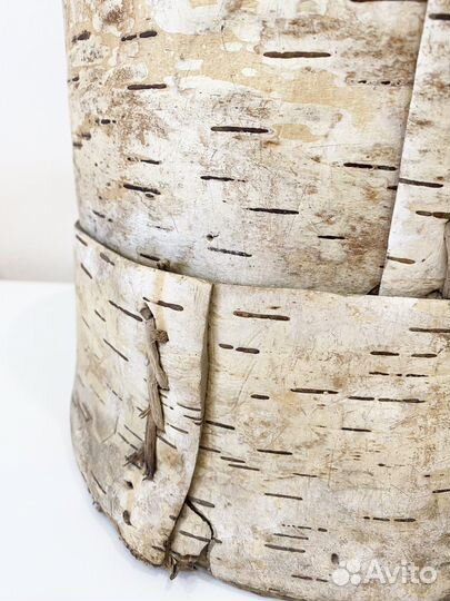 Старинный берестяной короб