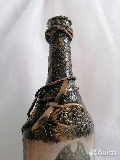 Бутылка ручная работа