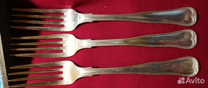 Столовое серебро старинное