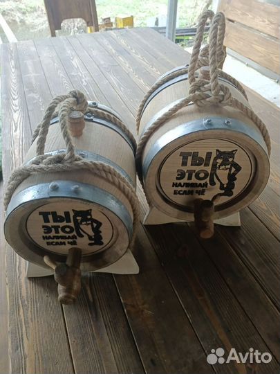 Дубовая бочка 3; 5 литра