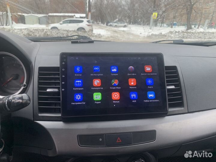 Штатная магнитола mitsubishi lancer 10 2007-2018