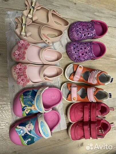 Детская обувь Crocs, ecco, ortmsnn, mini mellisa