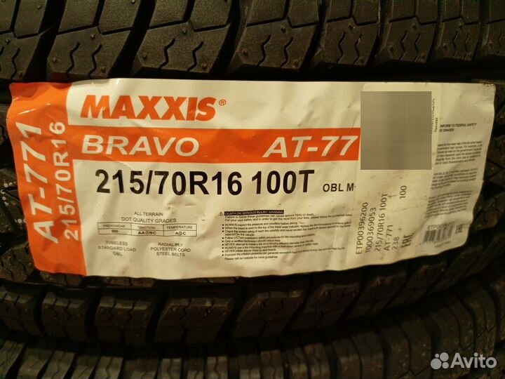 Maxxis Bravo AT-771 215/70 R16 100T