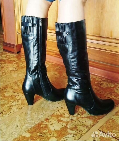 Сапоги зимние женские 41 размер натуральная кожа