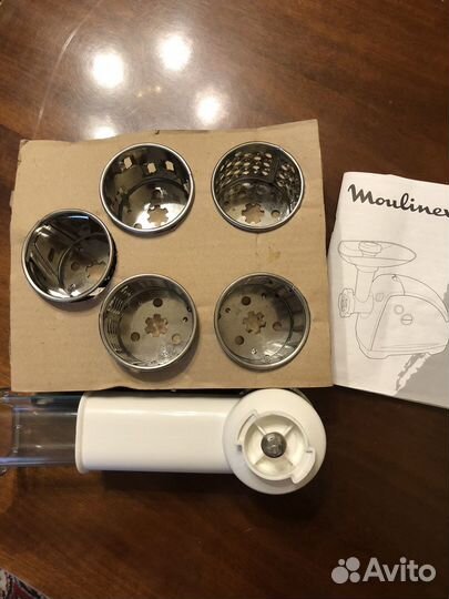 Комплект терок для мясорубки moulinex