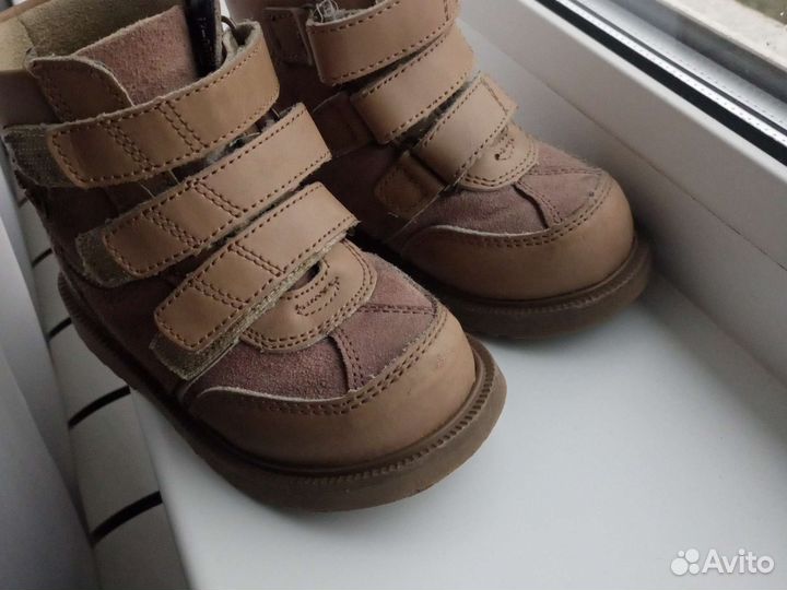 Ортопедические кожаные ботинки