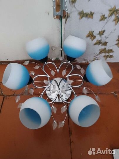 Люстра потолочная бу