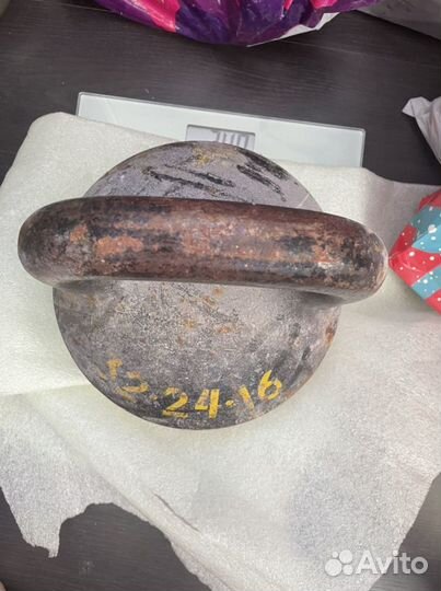 Гиря 24 кг бу СССР