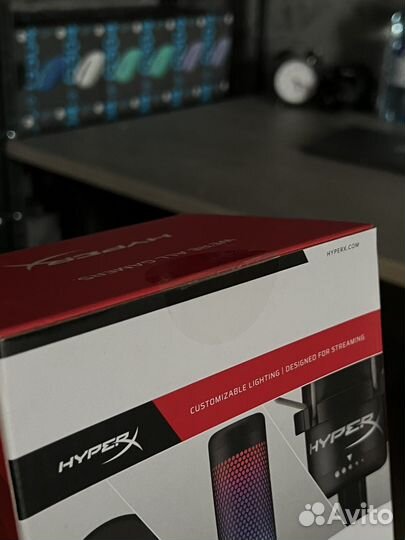 Микрофон Hyper X Quadcast S Black