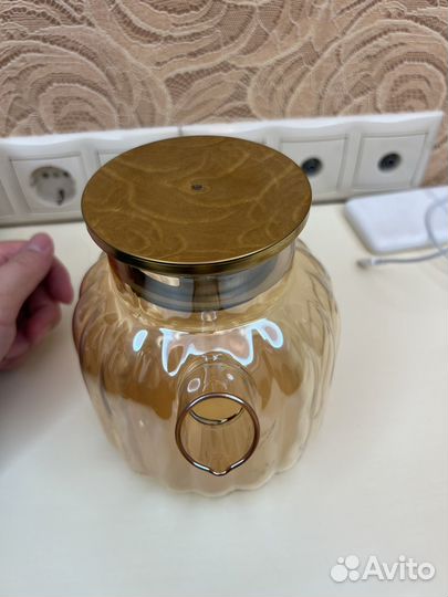 Чайник заварочный стеклянный