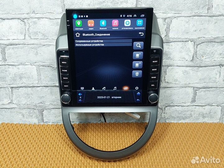 Магнитола 2/32 Kia Soul 1 дорест Tesla IPS