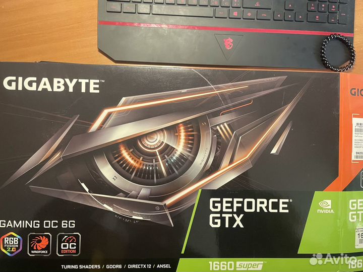 Gigabibyte 1660 super gaming OC 6gb