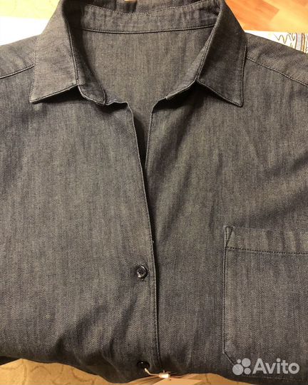 Джинсовая рубашка Weekend Max Mara