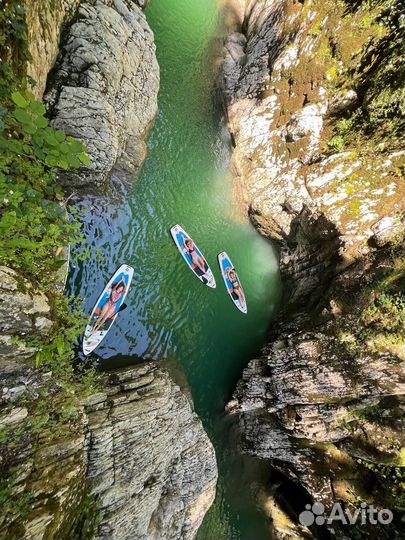 Тур прогулка на сапах по каньону Сочи
