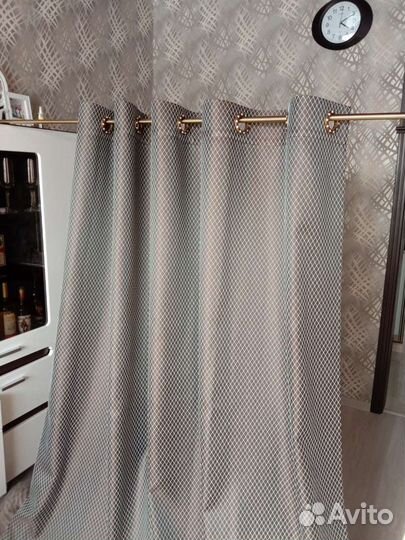 Комплект шторы и тюль бу