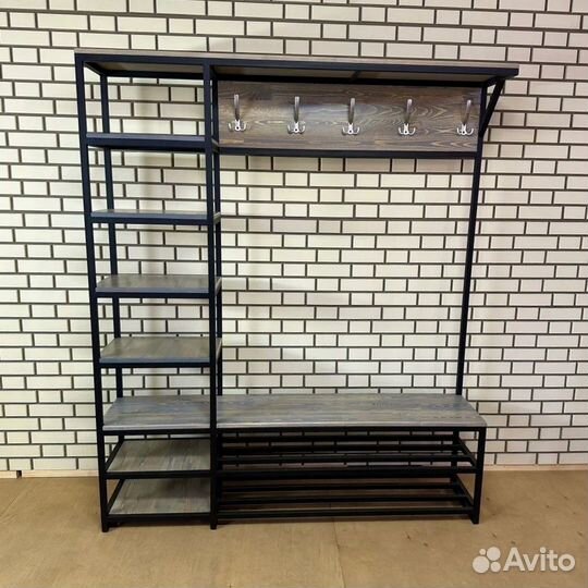 Современная прихожая в стиле лофт