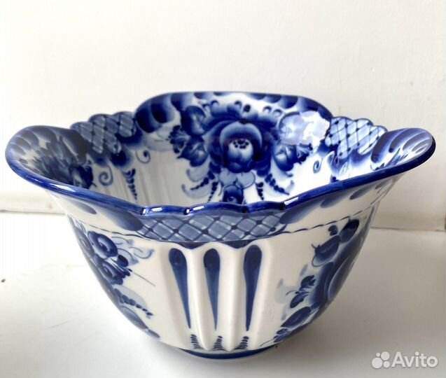 Салатник гжель новый в коробке