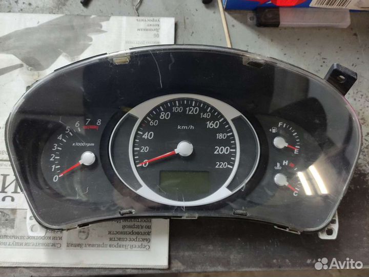 Щиток приборов на hyundai tucson