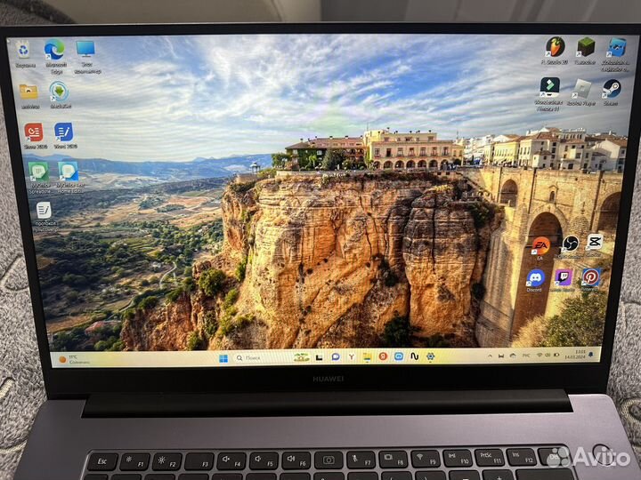 Ноутбук huawei matebook d15 core i3